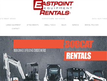 Tablet Screenshot of eastpointrentals.com